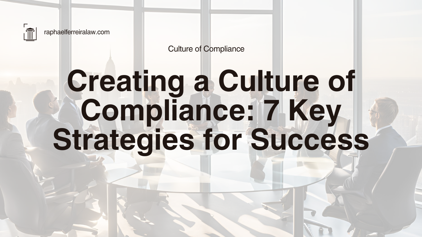 How to Foster a Culture of Compliance in Your Workplace: Top 7 Strategies